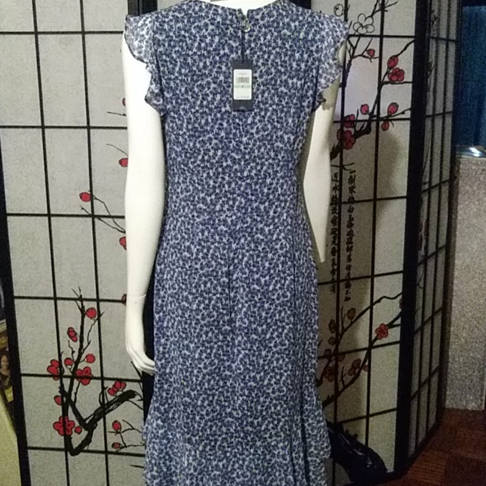 Tommy Hilfiger dress with flower prints size 8 length maxi new with tag - Picture 4 of 4
